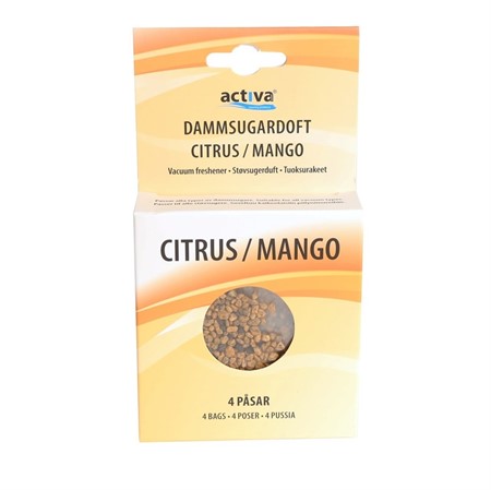Dammsugardoft Citrus/Mango, 4-pack Activa
