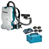 Ryggdammsugare komplett med Makita Powerpack LXT® 4x6.0 Ah