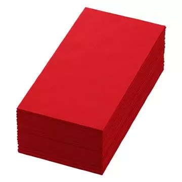 Servett Airlaid röd 40 cm 1/8 vikt Grite