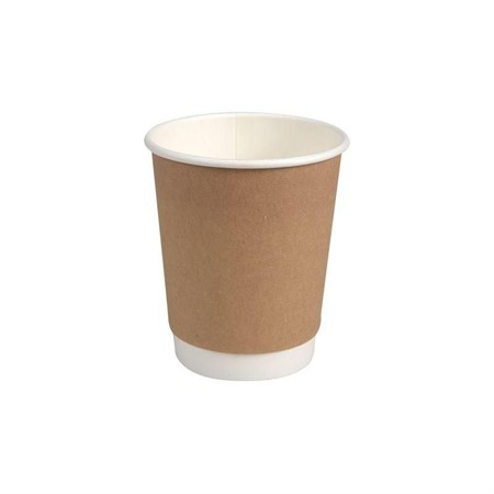 Bägare Kaffe Papp Double Wall 24cl restnoterad tillv. 35