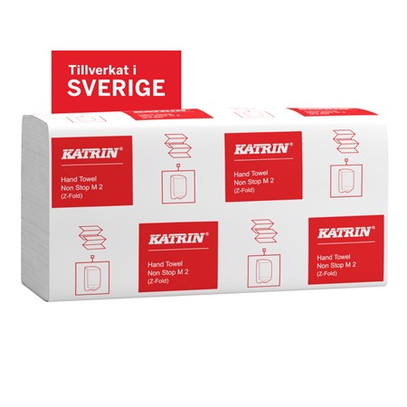 Pappershandduk Katrin M2 Z-vikt 2-lags Non stop