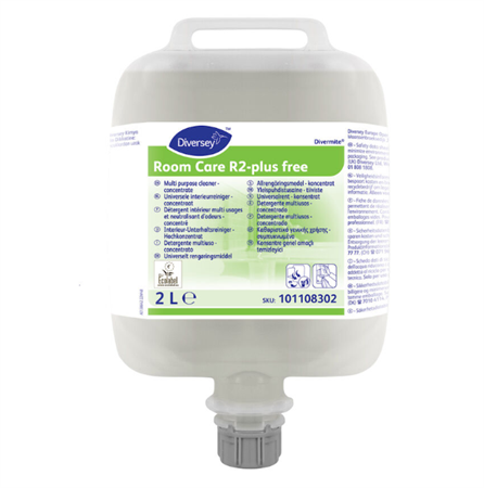 Allrengöring Room Care R2-Plus Free 2L , 2-pack Diversey