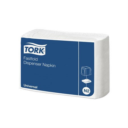 Dispenserservett Tork Fastfold N2 30x25cm ovikt