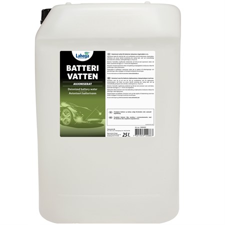 Batterivatten avjoniserat 25L Lahega