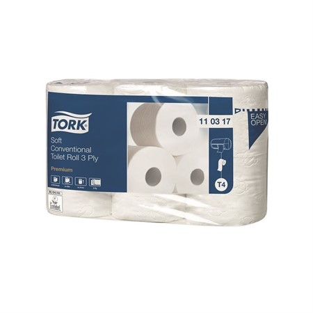 Toapapper Tork Mjukt Premium T4 3-lag