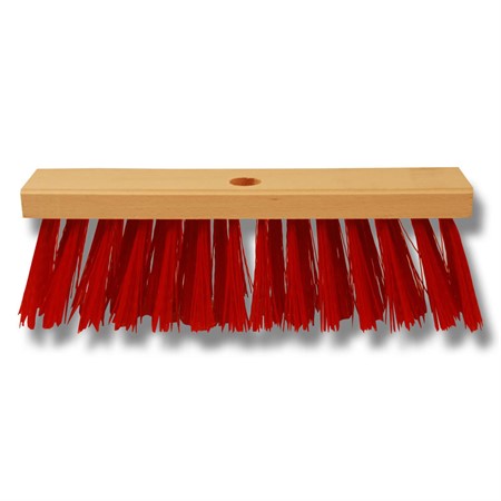 Golvborste trärygg/propénplast Röd 30cm