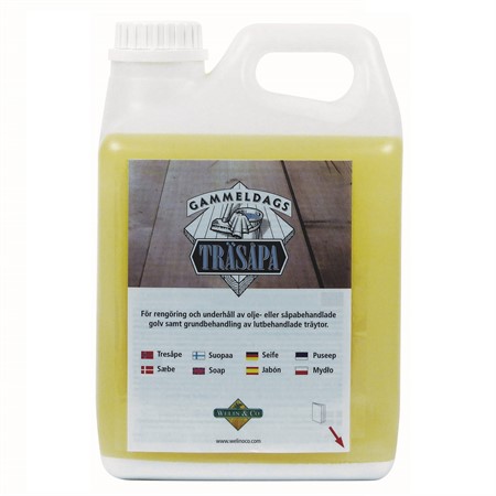 Gammeldags Träsåpa vit 2,5L
