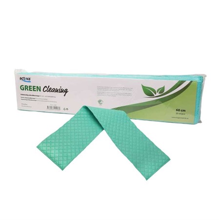 Mopp 60cm grön Activa Green Cleaning 25-pack