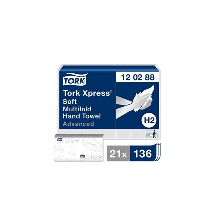 Pappershandduk Tork Xpress® Mjuk Multifold Handduk H2