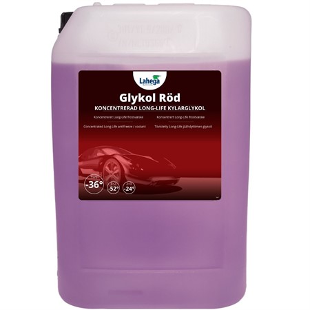 Glykol Röd Long Life Kylarglykol 25L Lahega