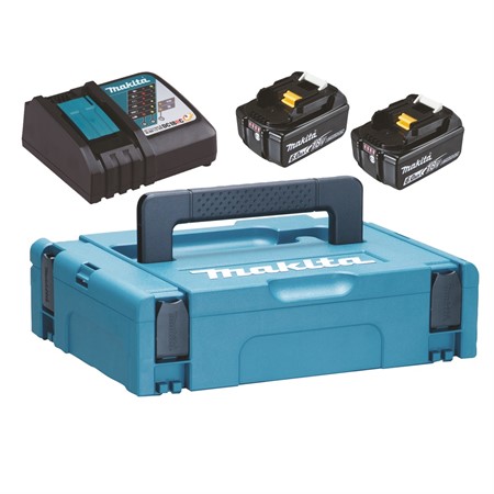 Batteri Makita Powerpack LXT® 2x6.0 Ah snabbladdare