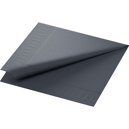 Servett Duni 3-lag 40x40cm Svart 8x125st