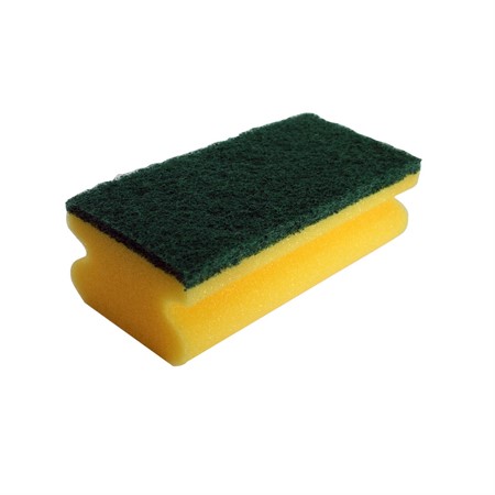 Skrubbsvamp Grov m grepp E.Clean 5/fp grön