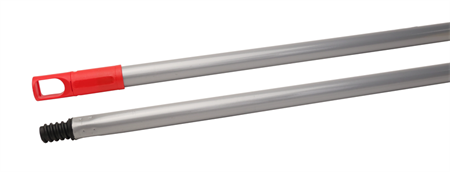 Skaft aluminium Svart/Röd med koppling som passar Sir borstar