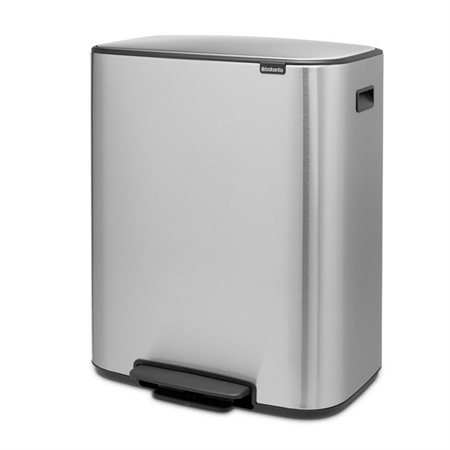 Bo Pedal Bin 60 L, soptunna, Brabantia, matt stål