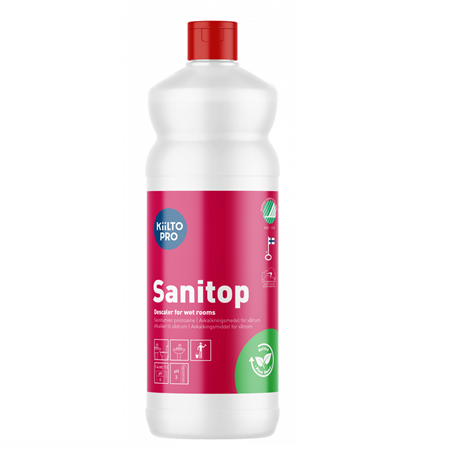 Sanitop sanitetsrent pH3 1L Kiilto Pro