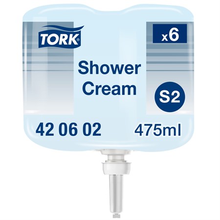 Flytande tvål Tork Duschcreme Mini Blå Premium 475ml S2