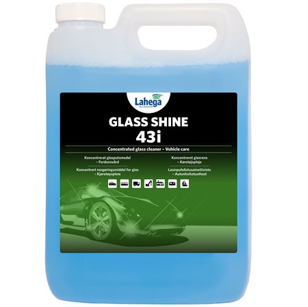 Glass Shine 43i Glasputs Koncentrat pH11,5 2x5L Lahega