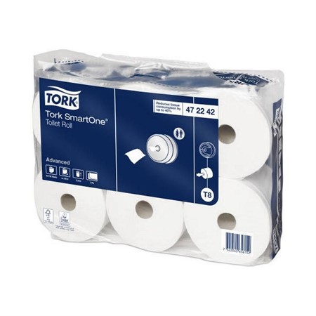 Toapapper Tork SmartOne®Advanced 2-lags T8