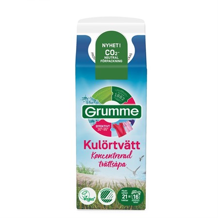 Tvättmedel kulör flytande 750ml Grumme