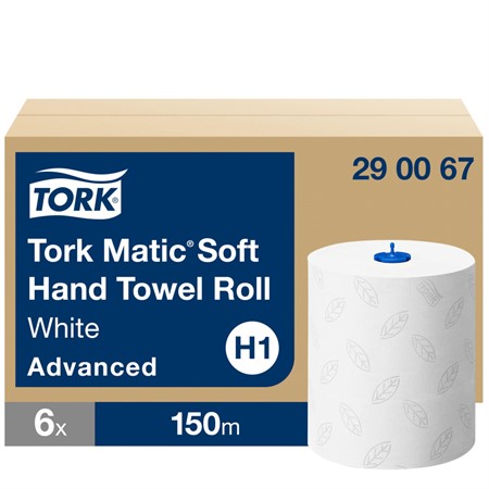 Torkrulle Tork Matic® handduk på rulle Advanced 2-lags H1 system
