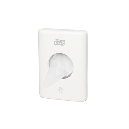 Dispenser Tork för sanitetspåse B5 vit
