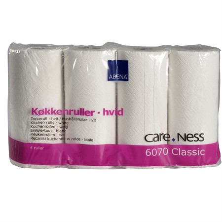 Hushållspapper Care-Ness Classic 2-lags Vit, Abena