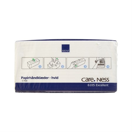 Pappershandduk Abena Excellent C-fold 2-lags vit H3