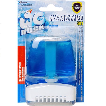 WC Duck Active 3in1 Marine 55ml + hållare