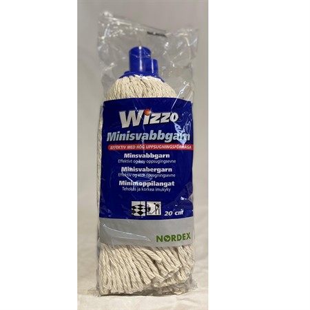 Minisvabbgarn Wizzo gängat fäste oblekt 20cm Nordex