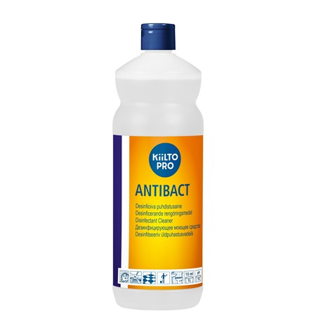 Antibact ytdesinfektion och rengöring 1L Kiilto Pro