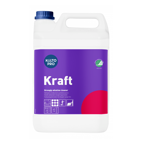 Kraft grovrent fettlösare 5L pH13 Kiilto Pro