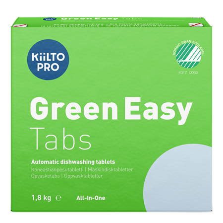 Green Easy Tabs maskindisktabletter 100-pack Kiilto Pro