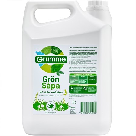 Grönsåpa 5L Grumme