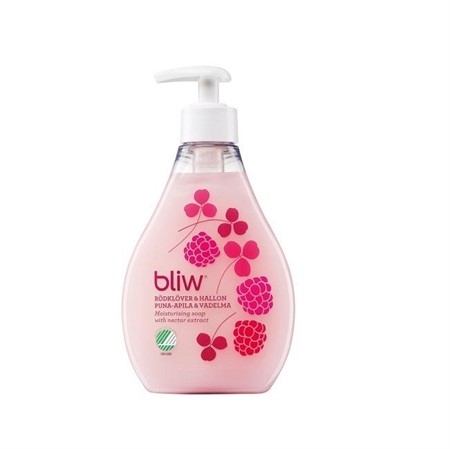 Bliw tvål Rödklöver&Hallon 300ml pump