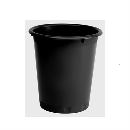 Papperskorg Durable Basic rund 13L Svart