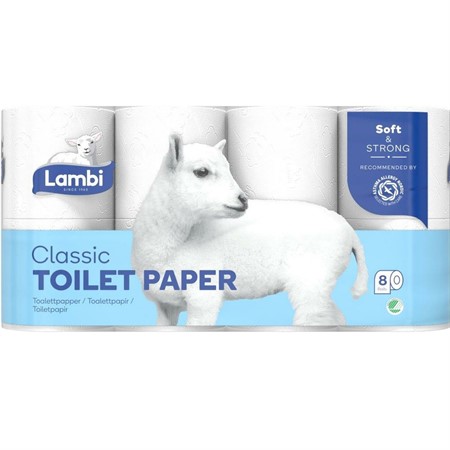 Toapapper LAMBI Classic 3-lags 16m vit T4