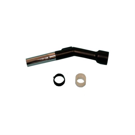 Slanghandtag 32mm plast/krom