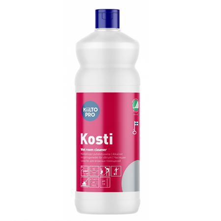 Kosti sanitetsrent pH13 1L Kiilto Pro